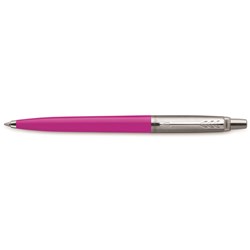 PARKER JOTTER ORIGINALS BALLPOINT PEN MAGENTA BARREL STAINLESS CLIP REFILL BLUE