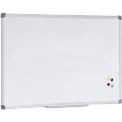 OPW WHITEBOARD 1200 X 900MM ALUMINIUM FRAME