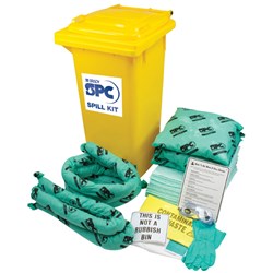 SPC MOBILE SPILL KIT CHEMICAL SMALL 100-120 LITRES GREEN