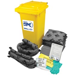 SPC MOBILE SPILL KIT GENERAL MAINTENANCE SMALL 100-120 LITRES GREY