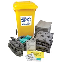 SPC MOBILE SPILL KIT GENERAL MAINTENANCE LARGE 240 LITRES GREY