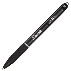 SHARPIE GEL PEN RETRACTABLE 0.7MM BLACK