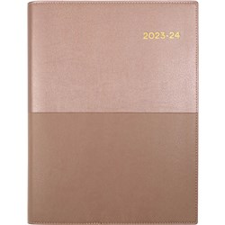 COLLINS VANESSA FINANCIAL YEAR DIARY A4 DAY TO PAGE ROSE GOLD