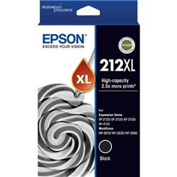 EPSON 212XL INK CARTRIDGE HIGH YIELD BLACK
