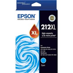 EPSON 212XL INK CARTRIDGE HIGH YIELD CYAN