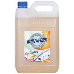 NORTHFORK CONCENTRATED LIQUID DISINFECTANT AND DEODORISER LINEN FRAGRANCE 5 LITRES