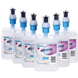 NORTHFORK INSTANT HAND SANITISING GEL REFILL VANILLA FRAGRANCE 1 LITRE