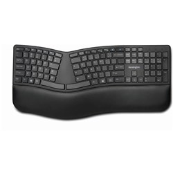 KENSINGTON PRO FIT ERGO WIRELESS KEYBOARD WITH AES ENCRYPTION BLACK