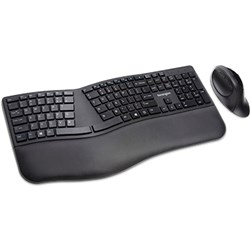 KENSINGTON PRO FIT ERGO WIRELESS KEYBOARD AND MOUSE BLACK
