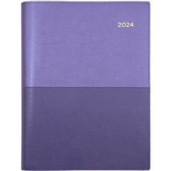 COLLINS VANESSA FINANCIAL YEAR DIARY A4 DAY TO PAGE PURPLE