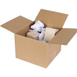 CUMBERLAND HEAVY DUTY SHIPPING BOX 229MM X 178MM X 127MM BROWN