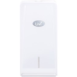 LIVI INTERLEAVE TOILET TISSUE DISPENSER WHITE