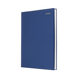 COLLINS BELMONT DESK DIARY A4 DAY TO PAGE NAVY