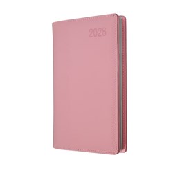 DEBDEN ASSOCIATE II DIARY B6/7 SLIMLINE WEEK TO VIEW PORTRAIT PINK
