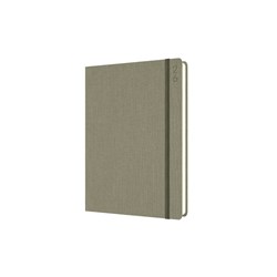 DEBDEN DESIGNER DIARY A5 DAY TO PAGE TEXTURED GREEN