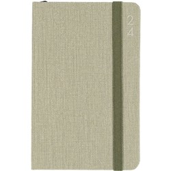 DEBDEN DESIGNER POCKET DIARY D36 WEEK TO VIEW TEXTURED GREEN