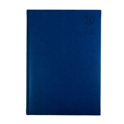 DEBDEN SILHOUETTE DIARY A4 DAY TO PAGE NAVY