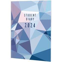 COLLINS COLPLAN STUDENT DIARY A5 WEEK TO VIEW PERFECT BOUND GEO TRIANGLE