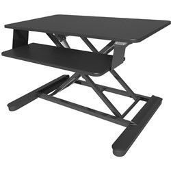 ELEVAR MAXISHIFT-E ELECTRIC SIT-STAND DESK RISER 900W X 530D X 160-595MMH BLACK