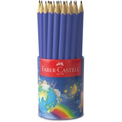 FABER-CASTELL GRAPHITE PENCIL JUNIOR TRIANGLE 2B TIN CUP OF 50