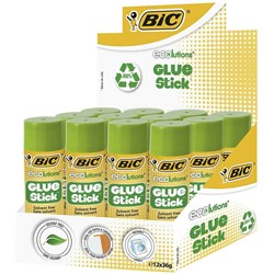 BIC ECO GLUE STICK 36G BOX OF 12