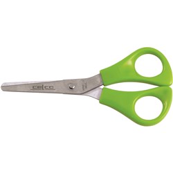 CELCO SCHOOL SCISSORS 135MM LEFT HAND GREEN