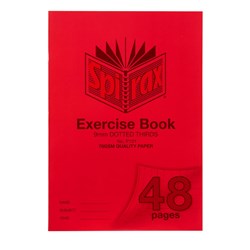 SPIRAX P101 EXERCISE BOOK POLY COVER A4 48 PAGE 9MM DOTTED THIRDS