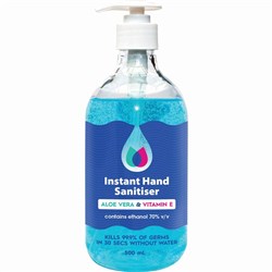 CleanPlus Hygiene Instant Hand Sanitiser 500ml 70% Ethanol