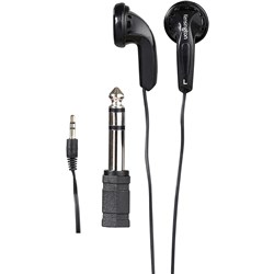 KENSINGTON STEREO EARPHONES BLACK