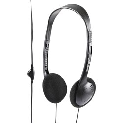 KENSINGTON LIGHT WEIGHT STEREO HEADPHONES BLACK