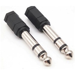 KENSINGTON AUDIO ADAPTER 3.5MM TO 6.5MM BLACK