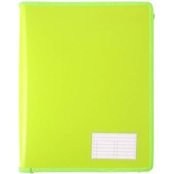 BANTEX ZIPPER BINDER A4 2D 25MM LIME