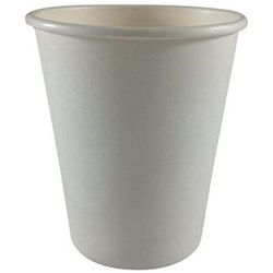 WRITER BREAKROOM DISPOSABLE SINGLE WALL PAPER CUPS 237ML 8OZ BOX OF 1000 WHITE