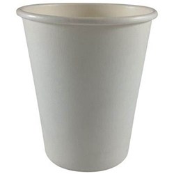 Writer Breakroom Disposable Single Wall Paper Cups 355ml 12oz Box Of 1000 White