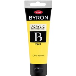 JASART BYRON ACRYLIC PAINT 75ML COOL YELLOW