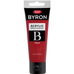 JASART BYRON ACRYLIC PAINT 75ML COOL RED