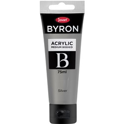JASART BYRON ACRYLIC PAINT 75ML SILVER