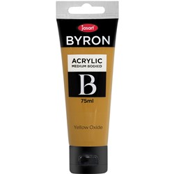 JASART BYRON ACRYLIC PAINT 75ML YELLOW OXIDE