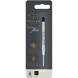 PARKER QUINKFLOW REFILL BALLPOINT PEN FINE 0.8MM BLACK