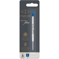 PARKER QUINKFLOW REFILL BALLPOINT PEN FINE 0.8MM BLUE