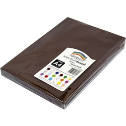RAINBOW SPECTRUM BOARD A4 220 GSM BROWN 100 SHEETS