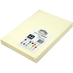 RAINBOW SPECTRUM BOARD A4 220 GSM CREAM 100 SHEETS