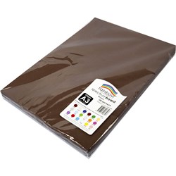 RAINBOW SPECTRUM BOARD A3 220 GSM BROWN 100 SHEETS