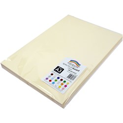 RAINBOW SPECTRUM BOARD A3 220 GSM CREAM 100 SHEETS
