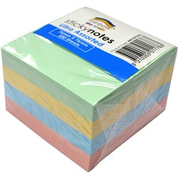 RAINBOW MY CRAFT STICKY NOTES 76 X 76MM ULTRA ASSORTED 500 SHEETS