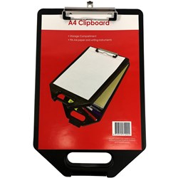STAT CLIPBOARD A4 STORAGE BLACK