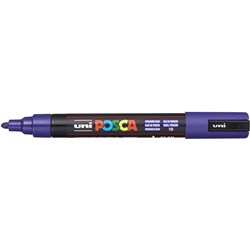 UNI POSCA PC-5M PAINT MARKER MEDIUM 2.5MM BULLET TIP PRUSSIAN BLUE