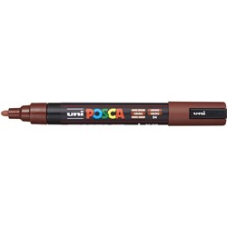 UNI POSCA PC-5M PAINT MARKER MEDIUM 2.5MM BULLET TIP CACAO BROWN