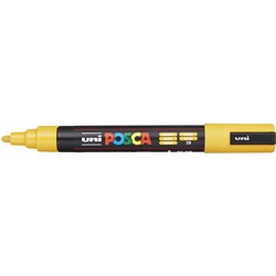 UNI POSCA PC-5M PAINT MARKER MEDIUM 2.5MM BULLET TIP OCHRE