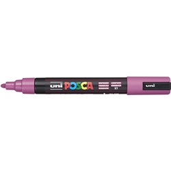 UNI POSCA PC-5M PAINT MARKER MEDIUM 2.5MM BULLET TIP RASPBERRY
